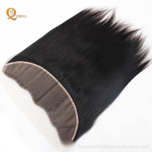 13x4 Lace Frontal Closure Free Part Virgin Remy Human Hair Straight Human Hair Dubai